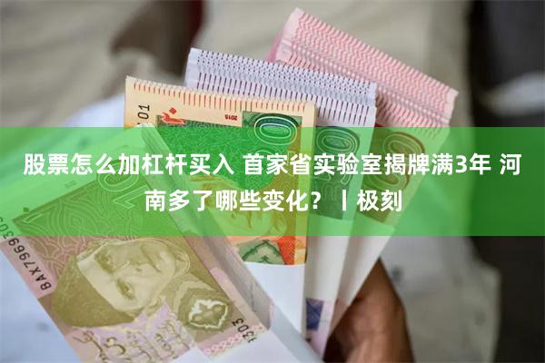 股票怎么加杠杆买入 首家省实验室揭牌满3年 河南多了哪些变化？丨极刻